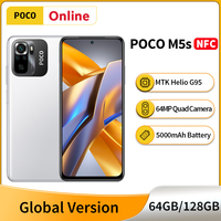 Globalna wersja POCO M5s Helio G95 Octa Core 64MP Quad Camera NFC 6.43 "wyświetlacz MOLED 5000mAh bateria dwa głośniki telefon komórkowy 1